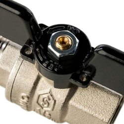 Кран шаровой полнопроходной ВР/НР 1/2", ручка бабочка Stout