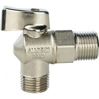 Кран шаровой угловой 1/2" для стиральной машины Stout