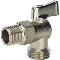Кран шаровой угловой 1/2"x3/4" для стиральной машины Stout