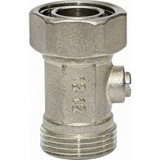 Узел нижнего подключения для радиатора раздельный 3/4", прямой Stout
