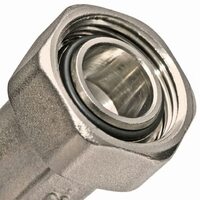 Узел нижнего подключения для радиатора раздельный 3/4", прямой Stout