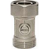 Узел нижнего подключения для радиатора раздельный 3/4", прямой Stout