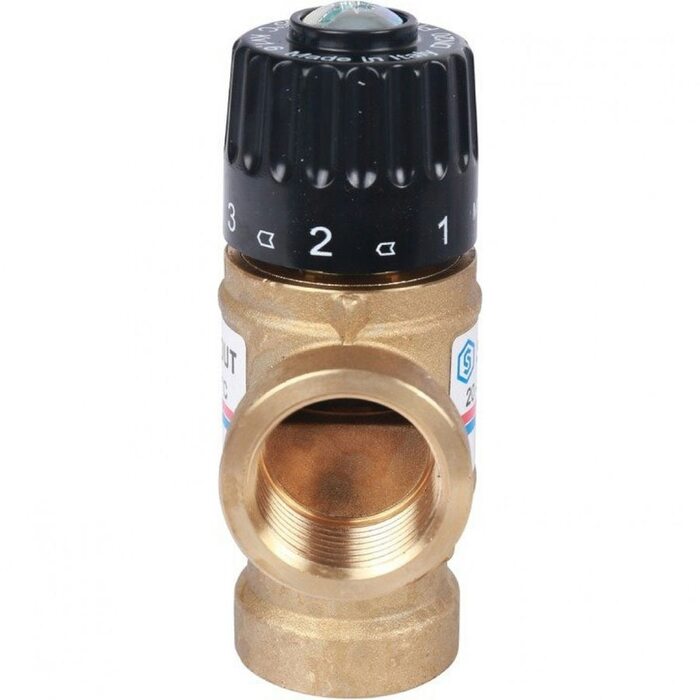 Клапан термостатический смесительный ВР 3/4", 20-43°С, KV 1.6 м3/ч Stout