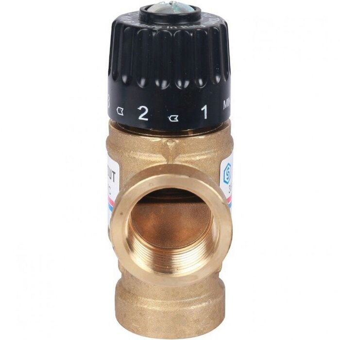 Клапан термостатический смесительный ВР 3/4", 35-60°С, KV 1.6 м3/ч Stout
