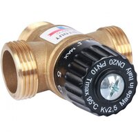 Клапан термостатический смесительный НР 1", 35-60°С, KV 2.5 м3/ч Stout
