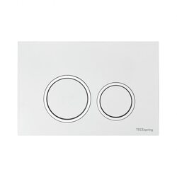 Инсталляция для унитазов TECE  TECEspring (S401103) 4 в 1 со смывным бачком и с круглой  кнопкой смыва белая глянцевая (ТЕЦЕ)