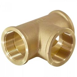 Тройник Латунный ВВВ 1 1/4" TIM (ТИМ)