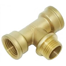 Тройник Латунный ВНВ 3/4"x1/2"x3/4" TIM (ТИМ)