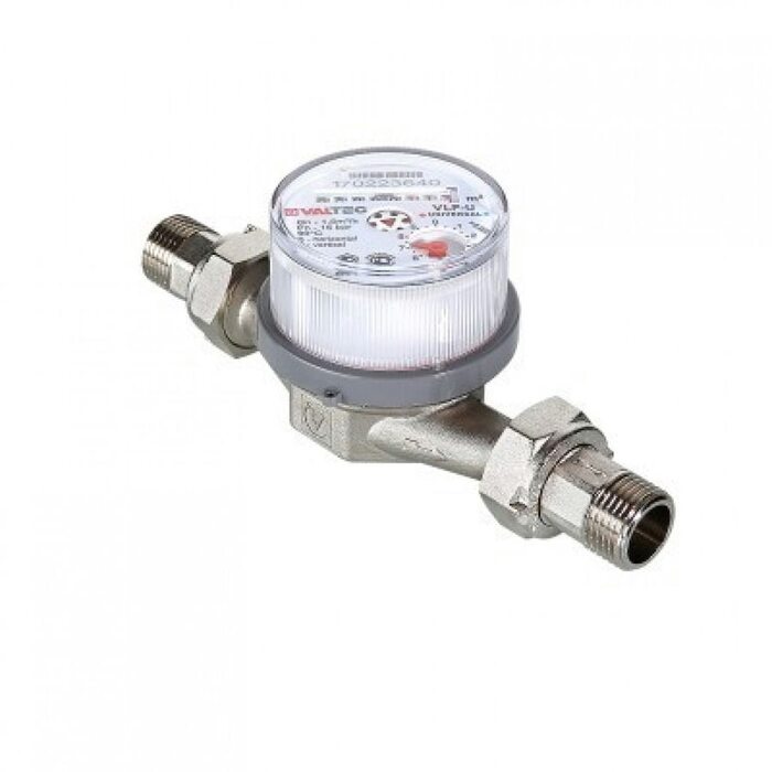 Счетчик воды универсальный 1/2" Valtec