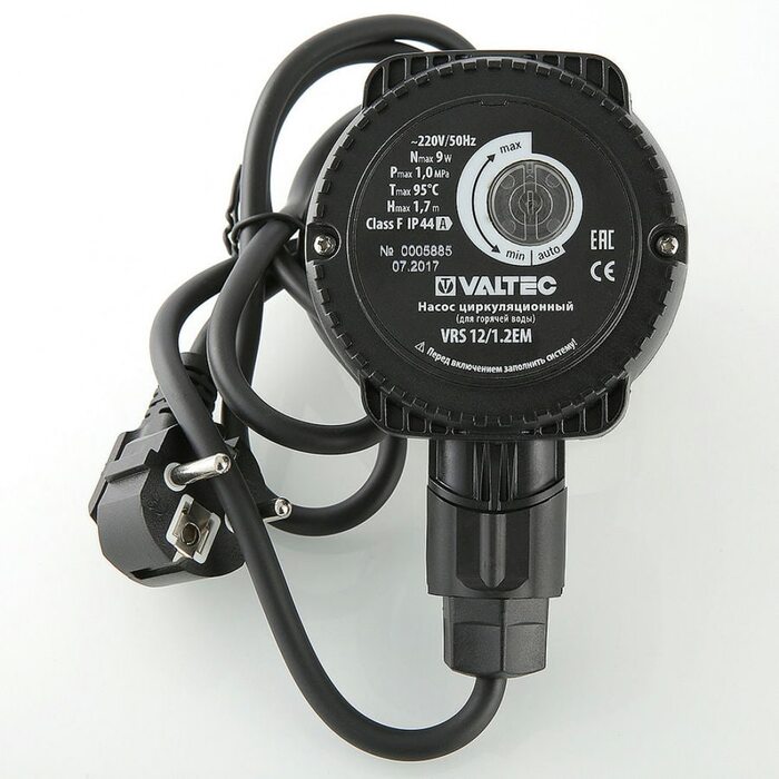 Насос циркуляционный для ГВС с частотным регулированием VALTEC VRS 12/1.2EM (VRS.121EM.15.0 ВАЛТЕК)