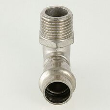 Пресс-угольник с наружной резьбой 18 мм х 1/2"  из нержавеющей стали VTi.953.I.001804 VALTEC (ВАЛТЕК)