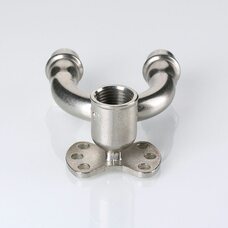 Пресс-водорозетка проходная 15 мм х 1/2"  из нержавеющей стали VTi.954.DI.150415 VALTEC (ВАЛТЕК)