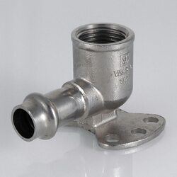 Пресс-водорозетка 12 мм х 1/2"  из нержавеющей стали VTi.954.I.001204 VALTEC (ВАЛТЕК)