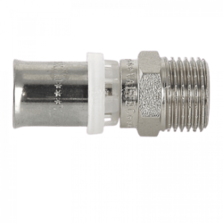 Пресс-муфта с наружной резьбой 26х3/4" Valtec