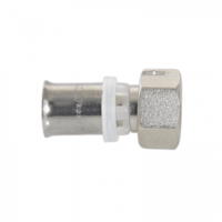Соединитель пресс с накидной гайкой 32х1 1/4" Valtec