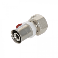 Соединитель пресс с накидной гайкой 32х1 1/4" Valtec