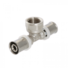 Тройник пресс с внутренней резьбой 32х3/4"х32 Valtec