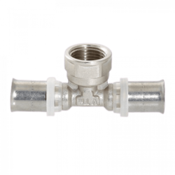 Тройник пресс с внутренней резьбой 32х1 1/4"х32 Valtec