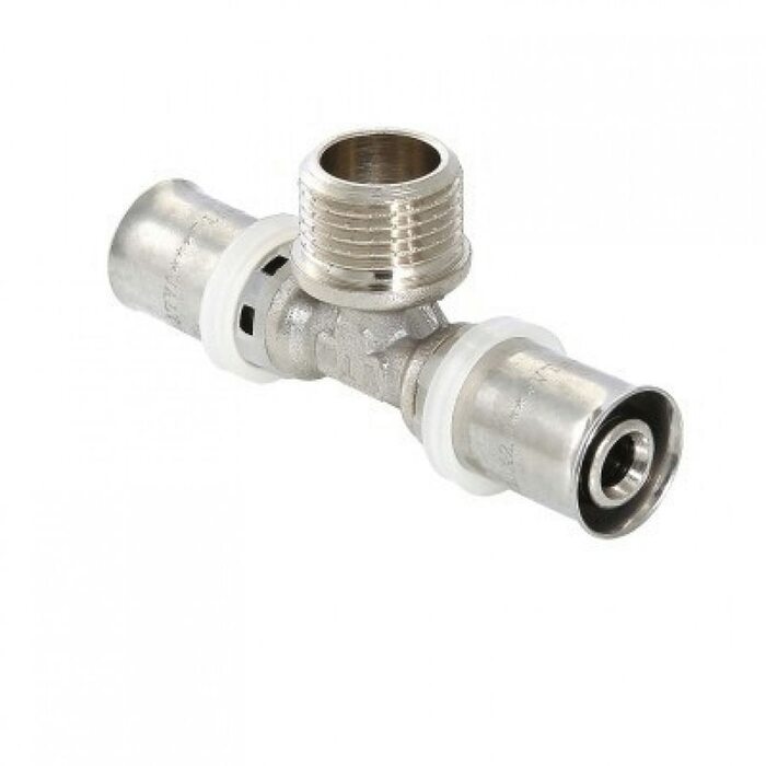Тройник пресс с наружной резьбой 26х3/4"х26 Valtec