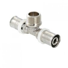 Тройник пресс с наружной резьбой 32х3/4"х32 Valtec
