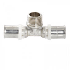 Тройник пресс с наружной резьбой 32х3/4"х32 Valtec