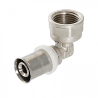 Угольник пресс с внутренней резьбой 16х3/4" Valtec