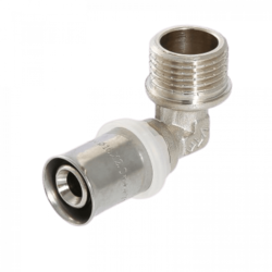 Угольник пресс с наружной резьбой 16х3/4" Valtec