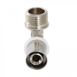 Угольник пресс с наружной резьбой 20х3/4" Valtec