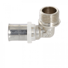 Угольник пресс с наружной резьбой 20х3/4" Valtec