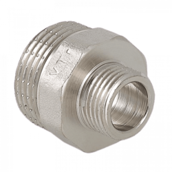Ниппель переходной с наружной резьбой 3/8"x1/4" Valtec