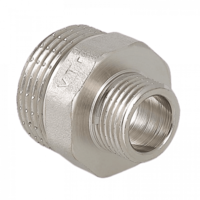 Ниппель переходной с наружной резьбой 1 1/2"x1 1/4" Valtec