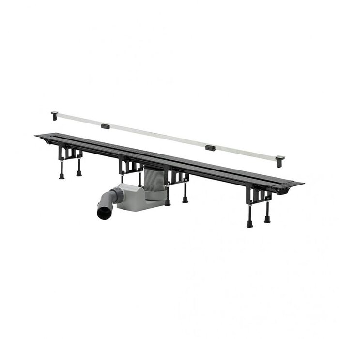 Душевой лоток Viega Advantix Vario Set 300-1200 мм матовый хром с решеткой и орорами(704353)
