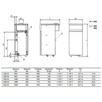 Котел газовый напольный Baxi SLIM 1.230 iN 4E (WSB43123347- Бакси)