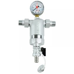 Фильтр с манометром и магнитной вставкой ZEISSLER (100 мкм ) НР-НР 1/2" ZSf.306.0104N (ЗЕИССЛЕР)