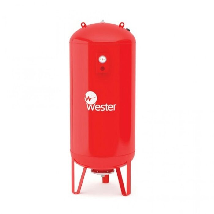 Бак расширительный мембранный Wester WRV - 1000 л PN10, Tmax100°C, вертикальный, на ножках (0-14-0220 Вестер)