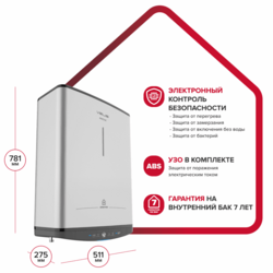 Водонагреватель Ariston ABSE VLS PRO INOX PW 50, электрический накопительный (3700678 Аристон)
