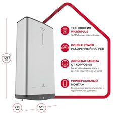 Водонагреватель Ariston ABSE VLS PRO INOX PW 80, электрический накопительный (3700679 Аристон)