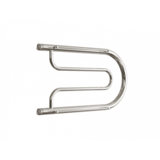 Водяной полотенцесушитель «B» с полочкой, вакуумное - золотой хром, (1") 32/60 (Dvin)