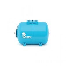 Гидроаккумулятор Wester WAO - 80 л, PN10, Tmax100°C, горизонтальный, на ножках (0-14-0990 Вестер)