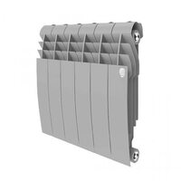 Радиатор Royal Thermo 350 х 8 секций BiLiner Silver Satin биметаллический секционный