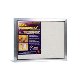 Люк ревизионный под плитку Практика EuroFormat-R алюминиевый 500x400 мм скрытый нажимной