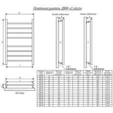 Водяной полотенцесушитель S plaza 60/40 Полированный (Dvin)
